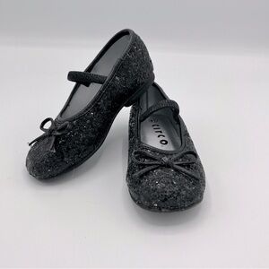 Black Sequins Flats sz 8.5 (toddlers)